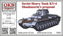 1/72 Soviet Heavy Tank KV-4, Shashmurin’s proposal (V72090)