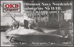 1/350 Ottoman Navy Nordenfelt submarine No II/III, ABDÜL HAMID/ABDÜL MECID (N350019)