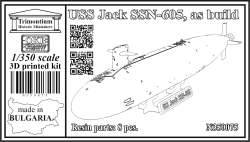 1/350 USS Jack SSN-605, as build (N350075)