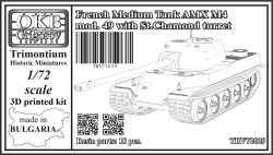 1/72 French Medium Tank AMX M4 mod. 49 with St.Chamond turret (TRV72030)