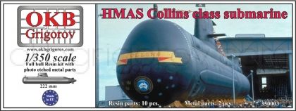 1/350 HMAS Collins class submarine
