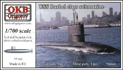 1/700 USS Barbel class submarine