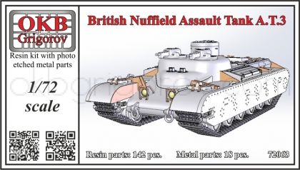 1/72 British Nuffield Assault Tank A.T.3