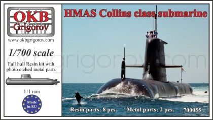 1/700 HMAS Collins class submarine
