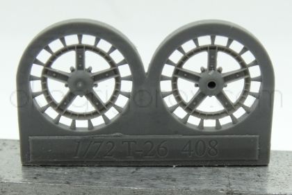 1/72 Idler wheel for T-26, late