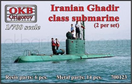 1/700 Iranian Ghadir-class submarine