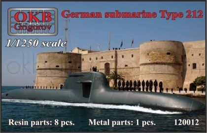 1/1250 German submarine Type 212