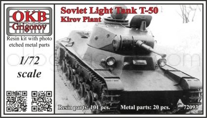 1/72 Soviet Light Tank T-50, Kirov Plant (V72093)