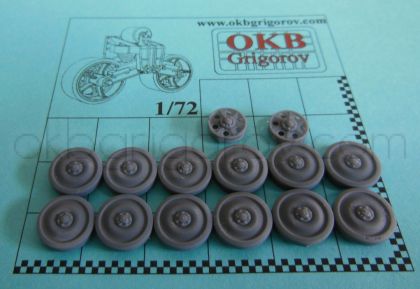 1/72 Wheels for MT-LB, type 2 (S72529)