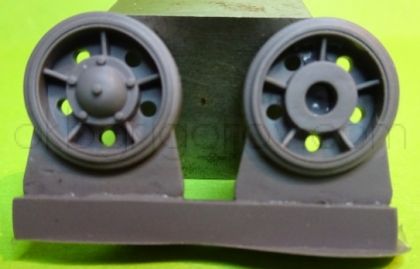 1/35 Idler wheel for T-34 mod.1940, with rubber bandage (35002)