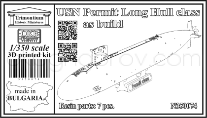 1/350 USN Permit Long Hull class, as build (N350074)
