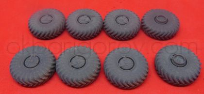1/72 Wheels for ZiL-135/Luna-M((FROG-7))/Uragan (Trumpeter) (S72600)
