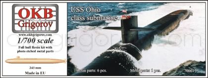 1/700 USS Ohio class submarine