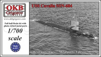 1/700 USS Cavalla SSN-684
