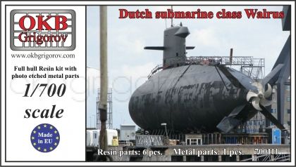 1/700 Dutch submarine class Walrus
