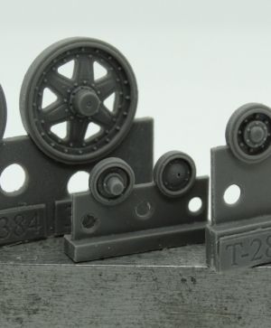 1/72 Wheels for T-28, late