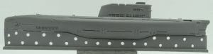 1/700 Soviet submarine project 629 (NATO name Golf I)