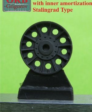 1/72 Wheels for T-34 with inner amortization, Stalingrad Type