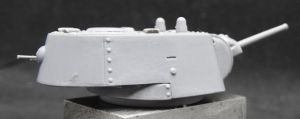 1/72 Turret for KV-1, initial "round" type