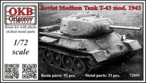 1/72 Soviet Medium Tank T-43 mod. 1943 (V72095)
