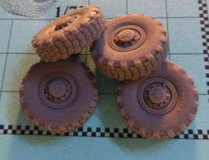1/72 Wheels for VAB, Michelin XL, rims type 3 (S72537)