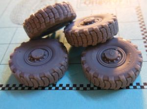 1/72 Wheels for VAB, Michelin XL, rims type 3 (S72537)
