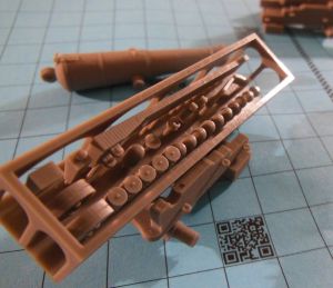 1/72 68pdr 95cwt smoothbore cannon (WEC72001)