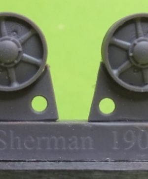 1/72 Idler wheels for M4 family, VVSS stamped spoke