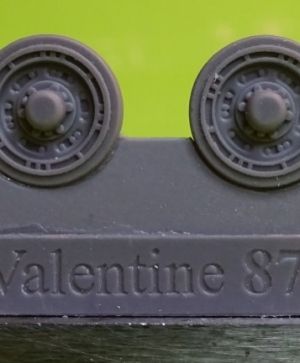 1/72 Wheels for Valentine, type 1
