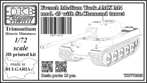 1/72 French Medium Tank AMX M4 mod. 49 with St.Chamond turret (TRV72030)