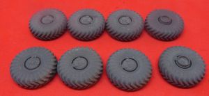 1/72 Wheels for ZiL-135/Luna-M((FROG-7))/Uragan (Trumpeter) (S72600)