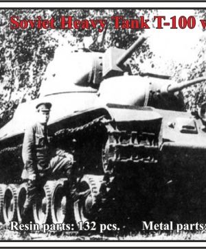 1/72 Soviet Heavy Tank T-100 with L-11 gun
