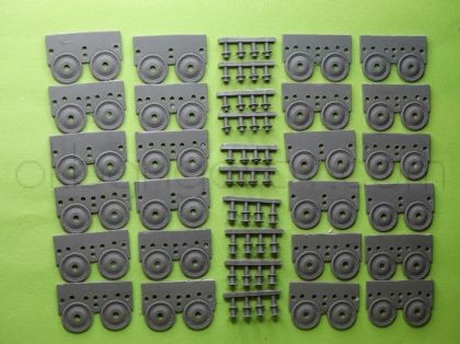 1/72 Wheels for Tiger I, early type 2