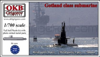 1/700 Swedish submarine class Gotland