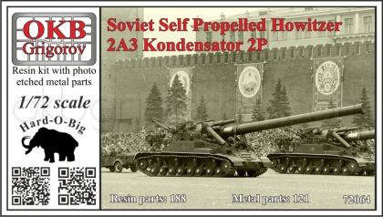 1/72 Soviet Self Propelled Howitzer 2A3 Kondensator 2P
