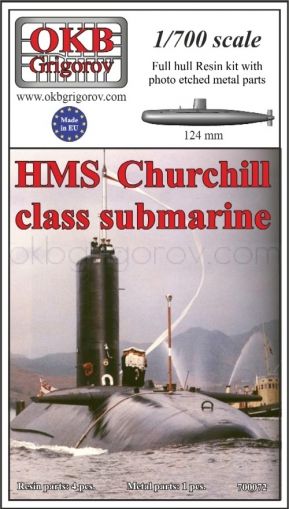 1/700 HMS Churchill class submarine