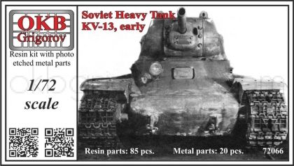 1/72 Soviet Heavy Tank KV-13, early