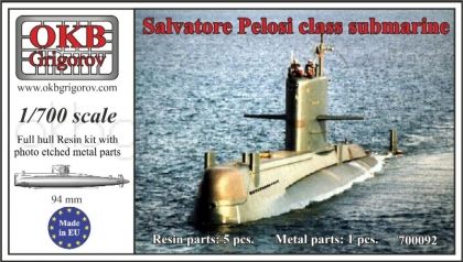 1/700 Salvatore Pelosi class submarine