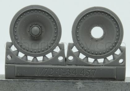 1/72 Wheels for T-34, adapted Panther wheels type 1