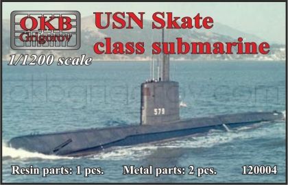 1/1200 USN Skate class submarine
