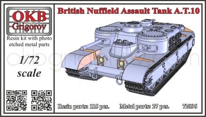 1/72 British Nuffield Assault Tank A.T.10 (V72096)