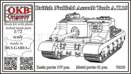 1/72 British Nuffield Assault Tank A.T.15 (V72110)