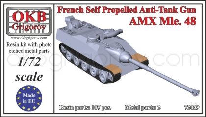 French Self Propelled Anti-Tank Gun AMX Mle.48
