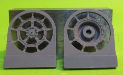 1/72 Sprockets for Tiger II,Jagtiger,E50,E75,Lowe, 9 tooth type 2