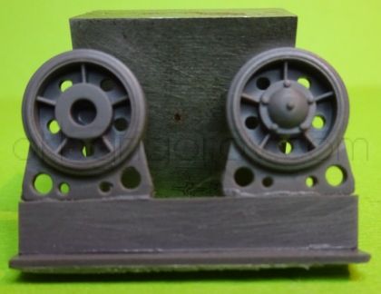 1/48 Idler wheel for T-34 mod.1940, with rubber bandage
