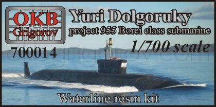 Yuri Dolgoruky, project 955, Borei class submarine ,WATERLINE
