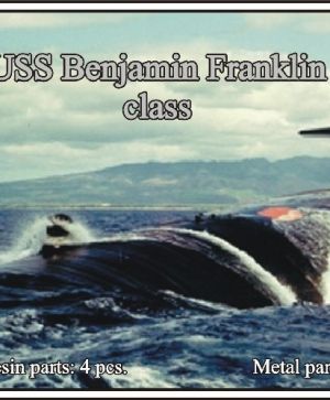1/700 USS Benjamin Franklin class submarine