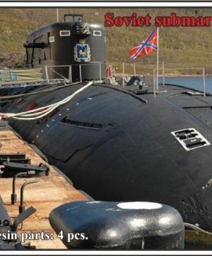 Soviet submarine project 945A Condor (NATO name Sierra II),WATERLINE, (2 per set)