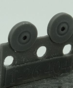 1/72 Wheels for T-26, early