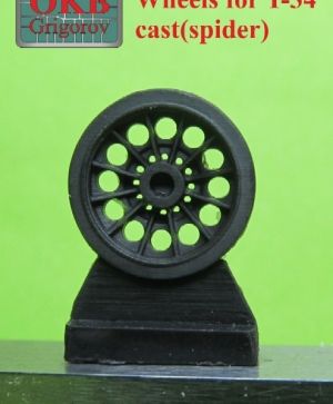 1/72 Wheels for T-34,cast(spider)
